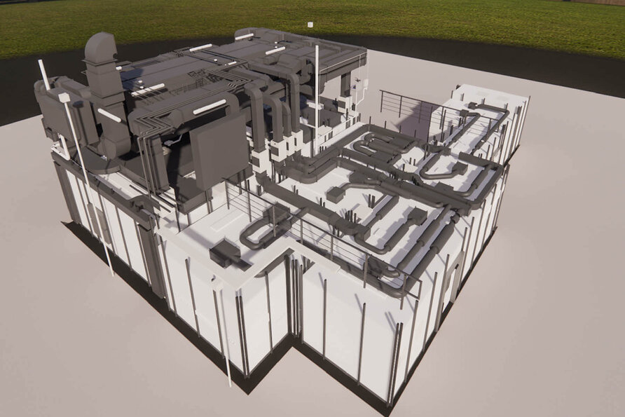 3D Entwurf der neuen OP-Räume für das Klinikum Seefeld